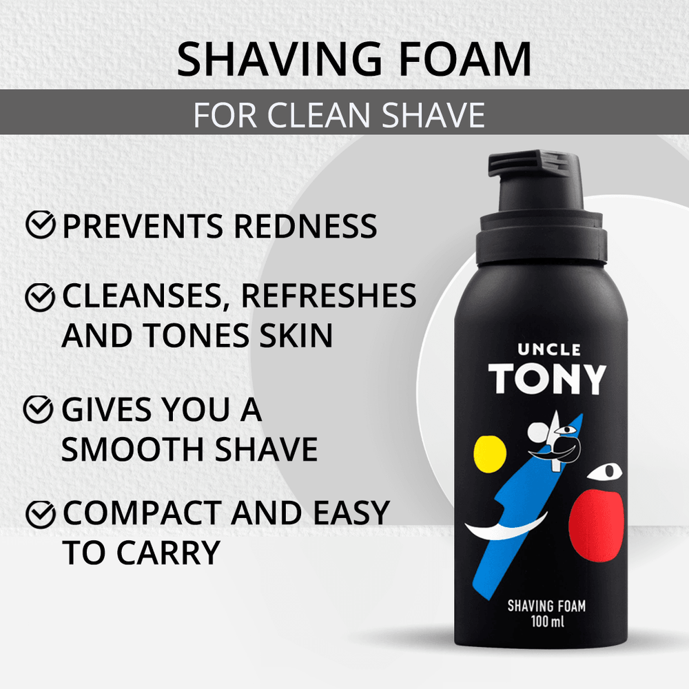 Buy Best Shaving Foam for Men Online Upto 40% Off Uncle Tony